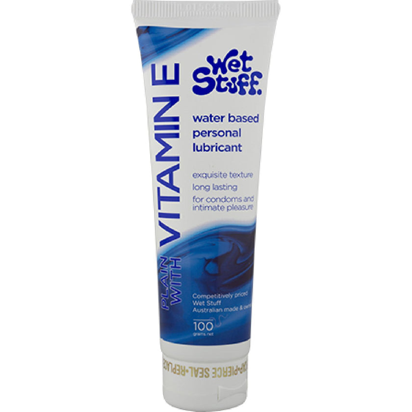 Wet Stuff – Plain with Vitamin E | Water-Based Lubricant