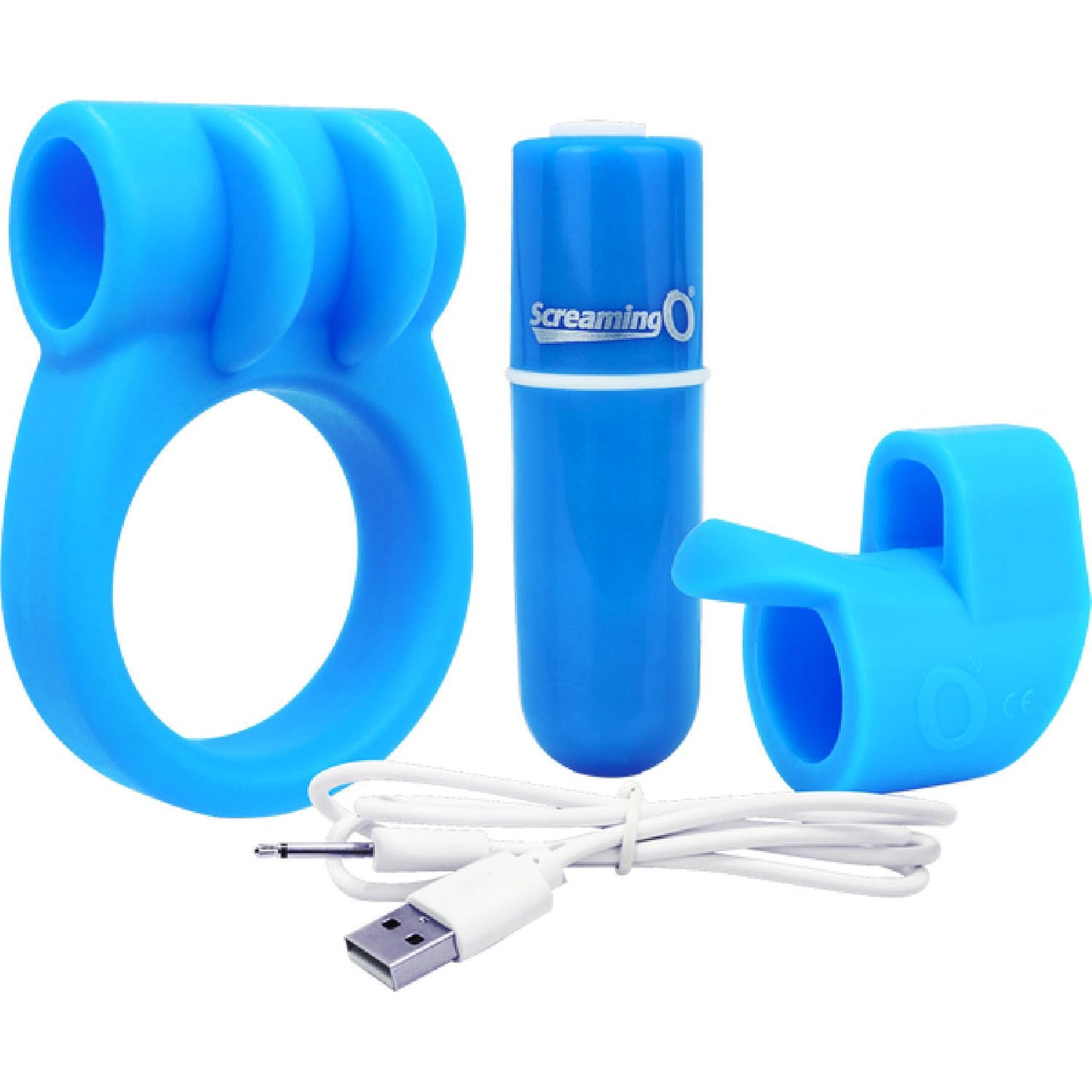 Screaming O – Charged Combo Kit #1 | Rechargeable bullet & Cock Ring Set