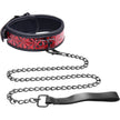 Master Series - Crimson Tied Collar With Leash | Collar & Leash Set