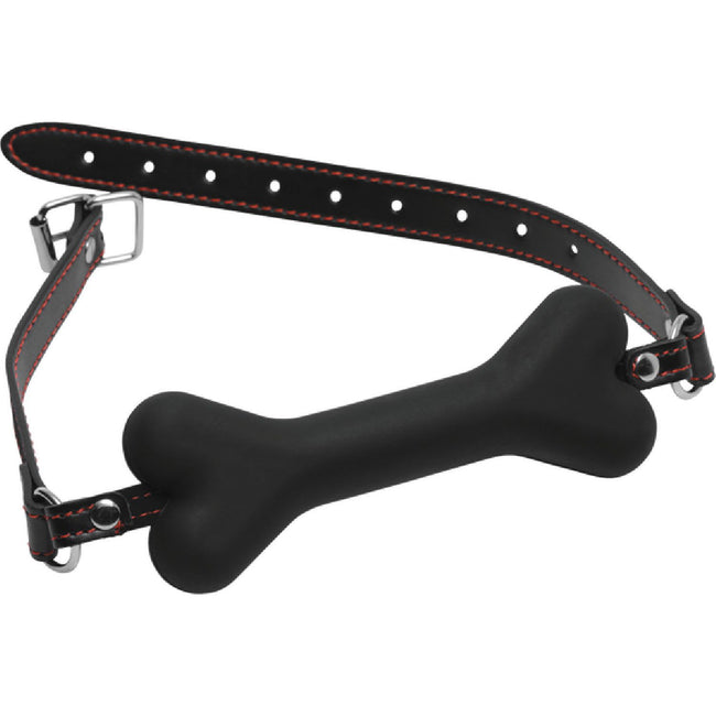 Master Series - Hound Adjustable Dog Bone Gag | BDSM Gag Toy
