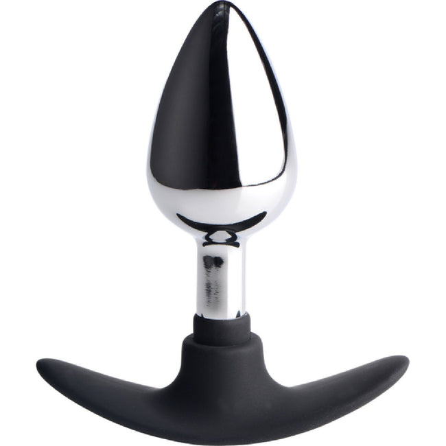 Master Series - Dark Invader Metal And Silicone Anal Plug - Medium | Butt Plug