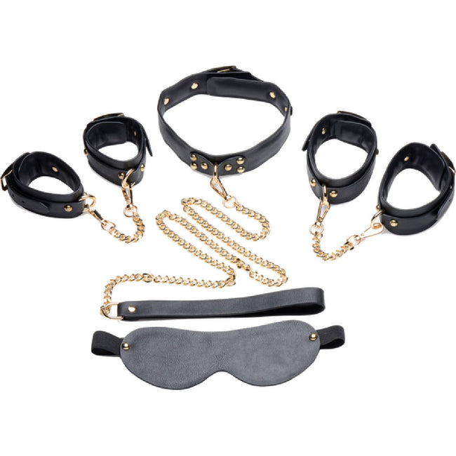 Master Series - Black & Gold Submission Bondage Kit | Bondage Set