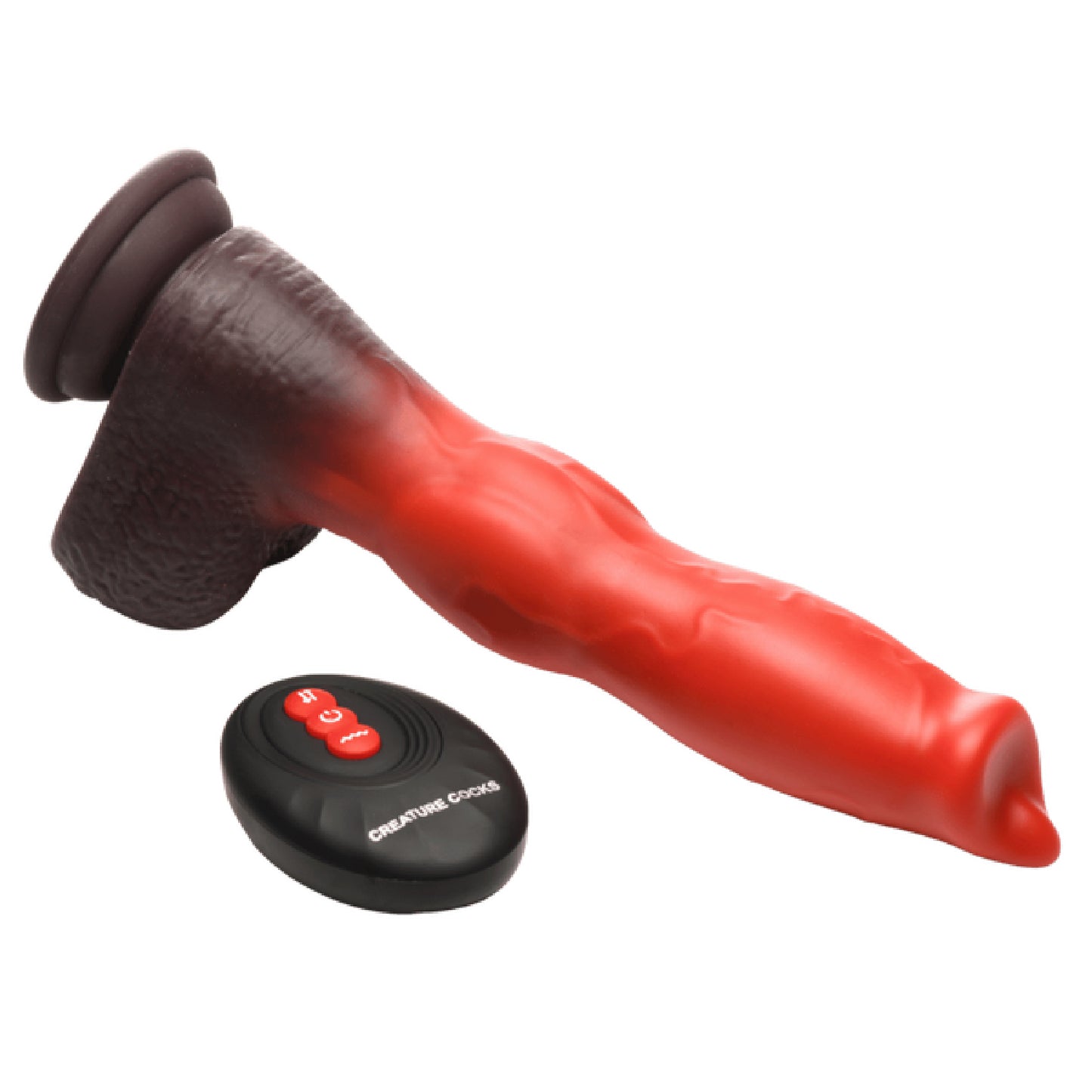 Creature Cocks - Ramming Hound Thrusting & Vibrating Silicone Dildo | Fantasy Dildo