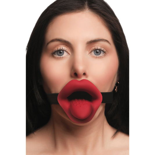 Master Series - Vibrating Sissy Mouth Gag | Rechargeable