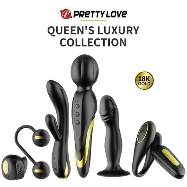 Pretty Love - Mini Queen’s Luxury Collection 18k Gold Plated | Premium Adult Toy Set