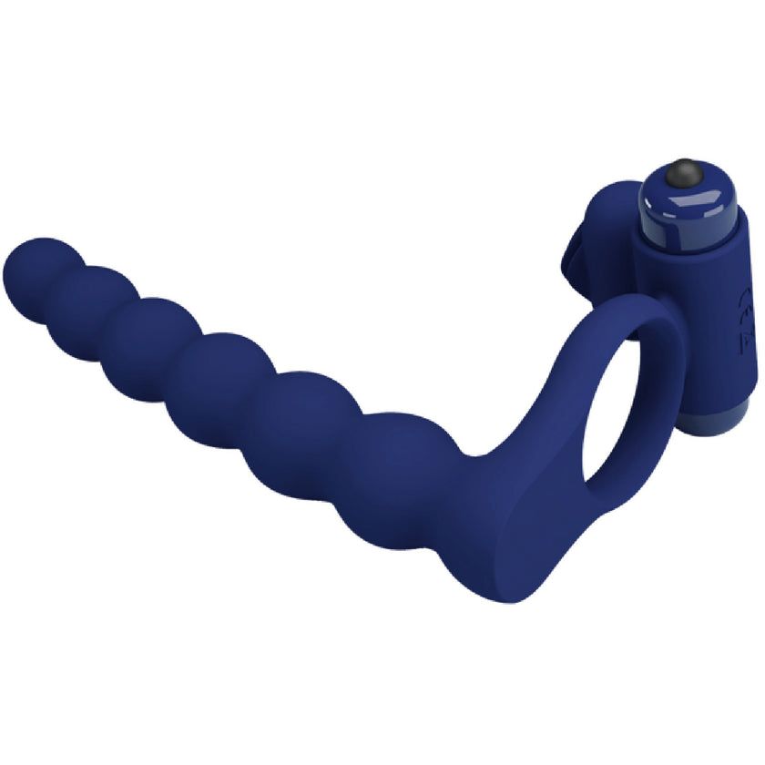 Pretty Love - Powerful Ring Ajmal | Vibrating Cock Ring with Double Prober