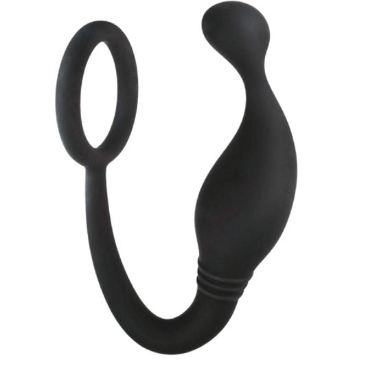 Excellent Power – Jet Horny 4.5" Prostate Plug with Love Ring | Prostate Plug & Cock Ring
