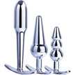 Excellent Power – Leige Collection Hardware Gear 3-in-1 Metal Butt Plug Kit Set | Anal Training Kit