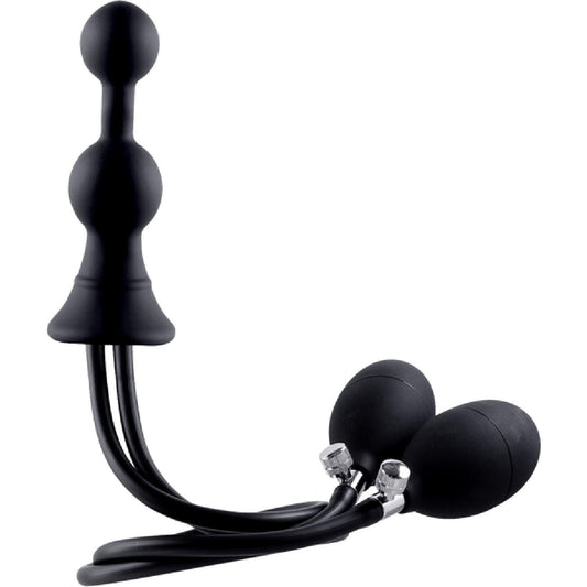 Excellent Power - Strafe Inflatable Plug with Dual Pumps | Inflatable Anal Plug