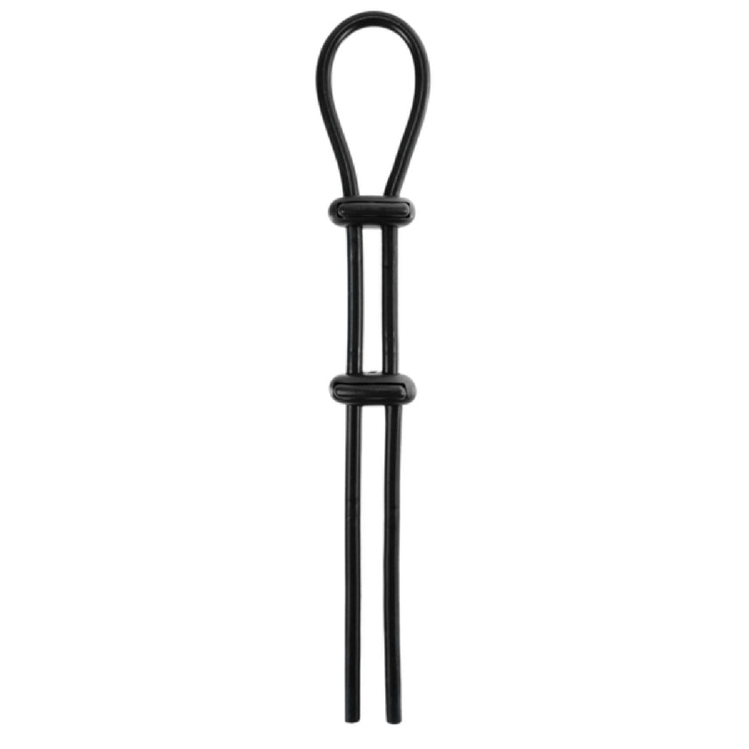 Excellent Power – Jet Horny Adjustable Cock Ornament with Ball Strap | Adjustable Cock and Ball Ring