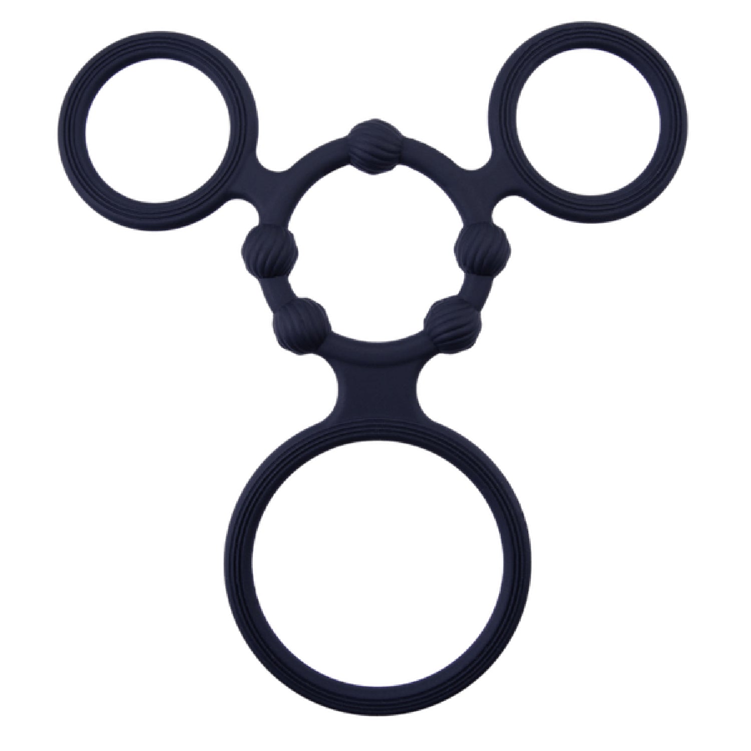 Excellent Power – Enduring Triple Rings with Ball Stretcher | Cock & Ball Ring