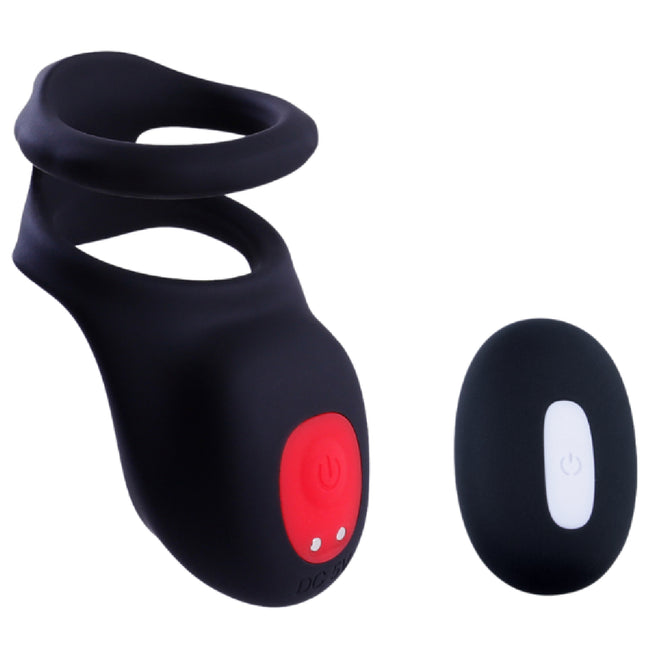 Excellent Power - Giga Booster Cock & Scrotal Ornament with Clit Stimulator | Rechargeable R.C Cock & Ball Ring