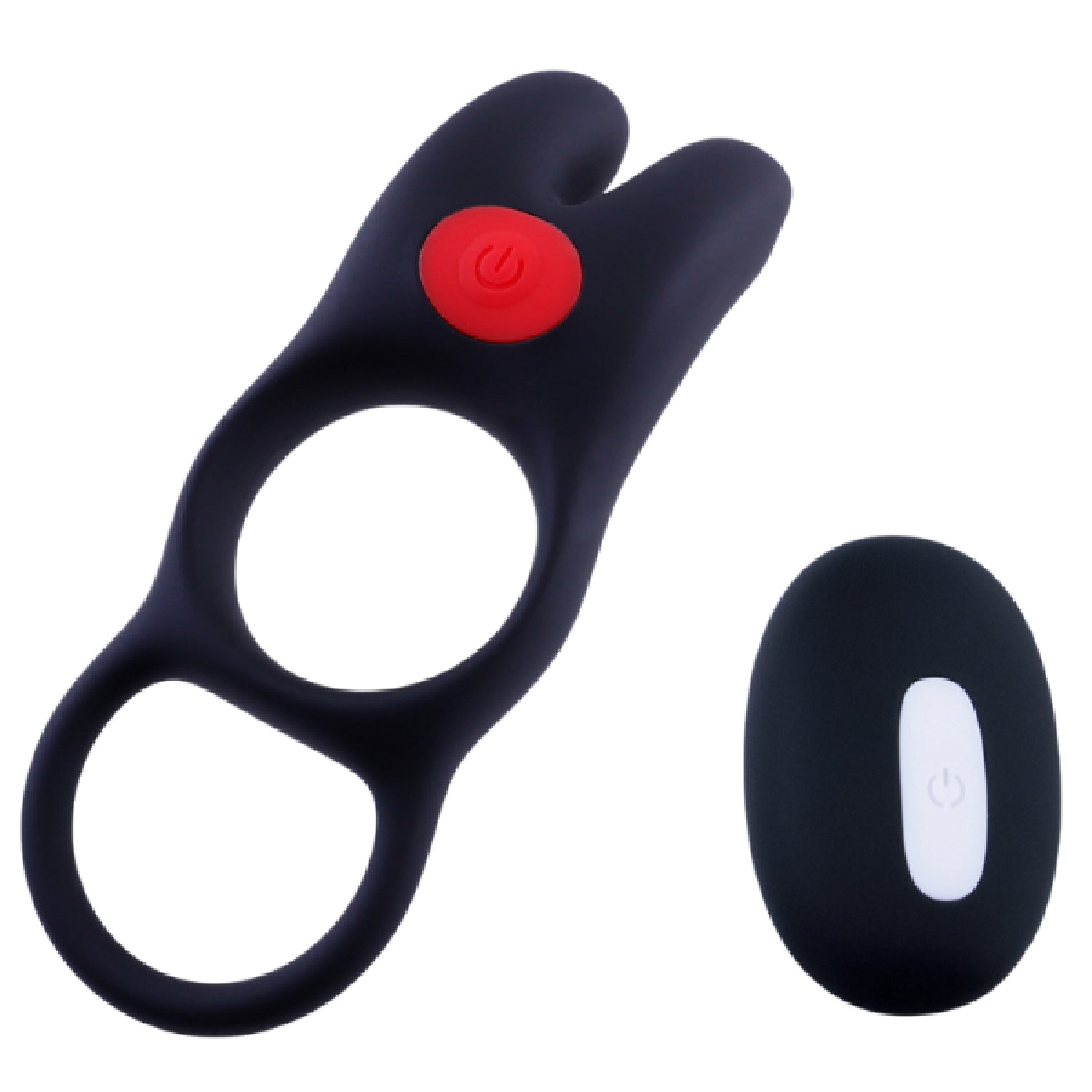 Excellent Power – Giga Booster Cock & Scrotal Ornament with Clit Stimulator | Rechargeable R.C Cock & Ball Ring