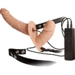 Excellent Power - Double Thruster Strap-On | Silicone Vibrating Double-Ended Dildo with Harness