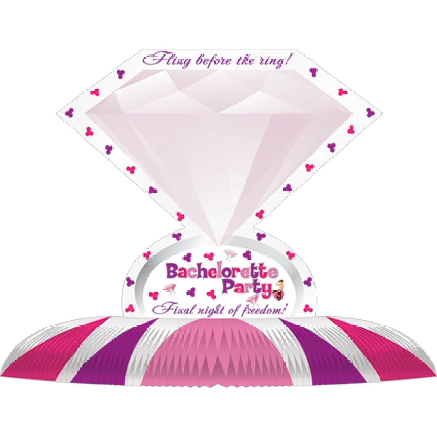 Hott Products Unlimited – Bachelorette Party Diamond Centerpiece | Party Decoration