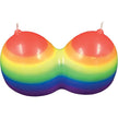 Hott Products Unlimited - Rainbow Jumbow Boobie Candle | Novelty Candle