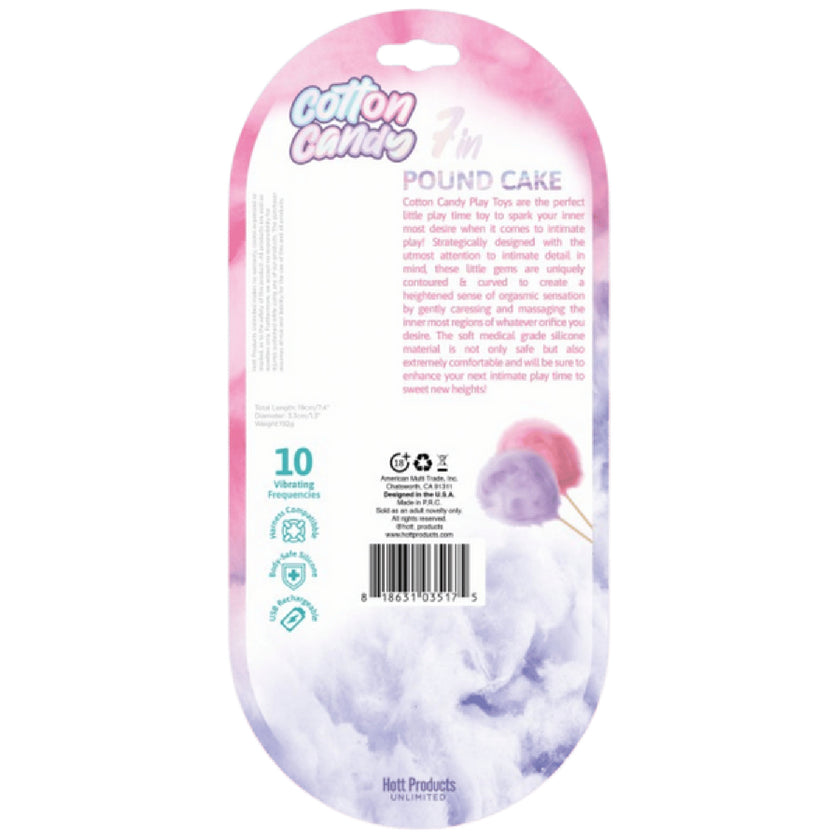 Hott Products Unlimited - Cotton Candy Pound Cake | Vibrator