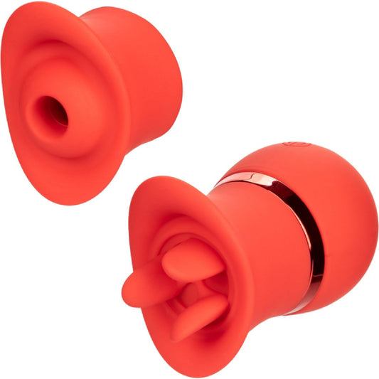 CalExotics – French Kiss™ Suck & Play Interchangeable Set | Flickering & Suction Clitoral Stimulator