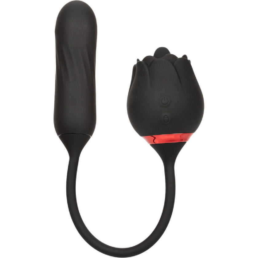 CalExotics – French Kiss™ Elite Lover | Flickering Teaser & Rotating Bullet Massager