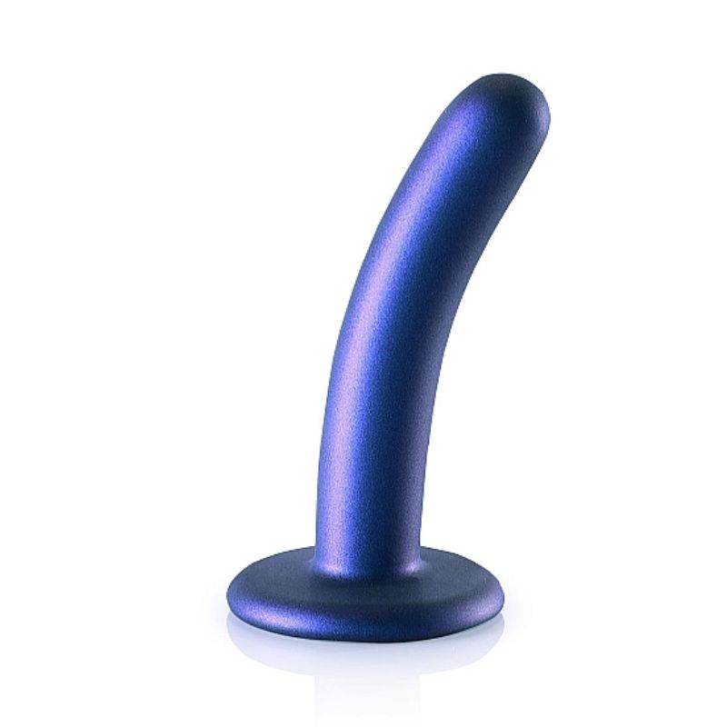 Ouch! - 6 Inch Smooth Silicone G-Spot Dildo | Metallic Range