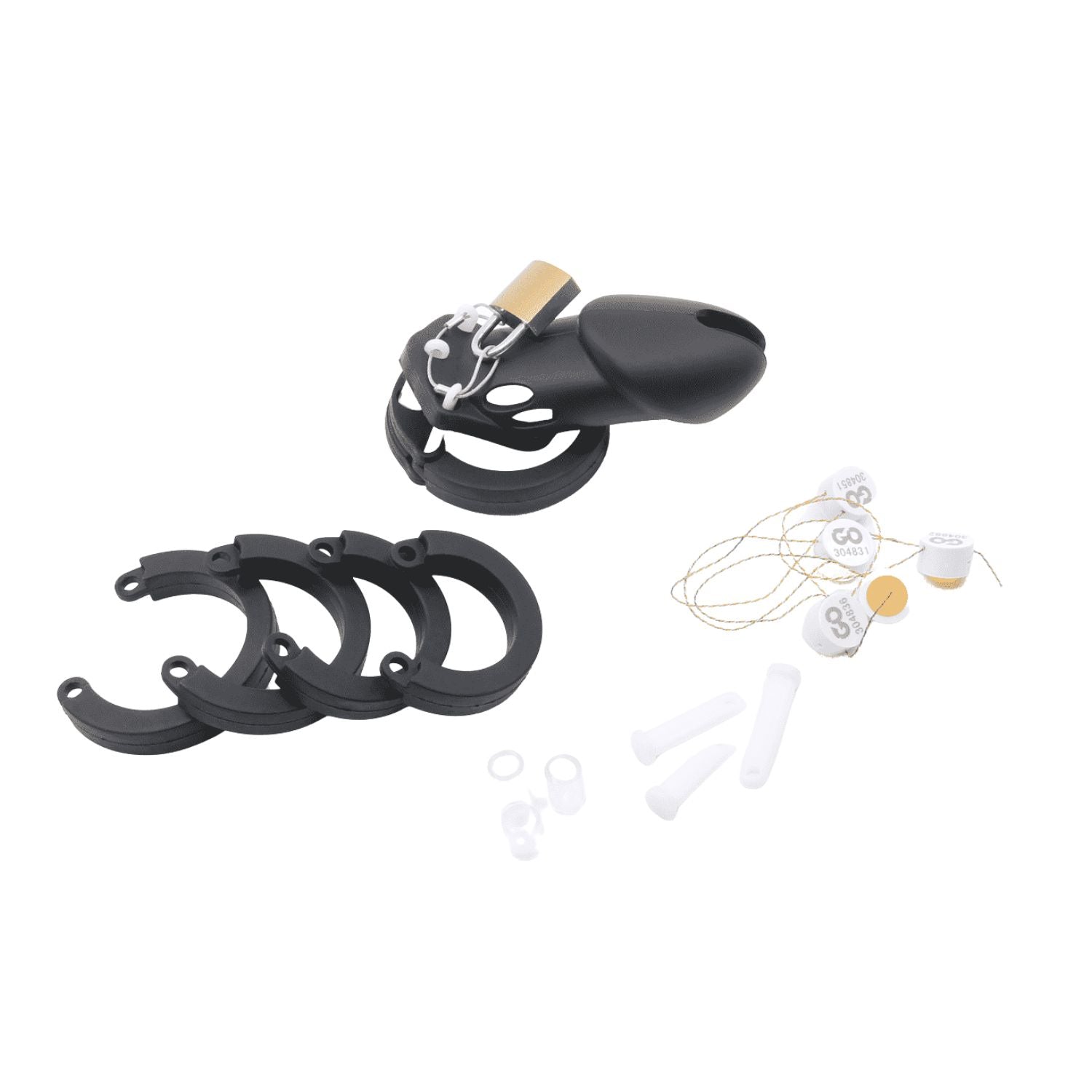 Love In Leather - Silicone Cock Cage | Black