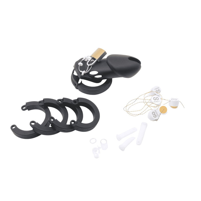 Love In Leather - Silicone Cock Cage | Black