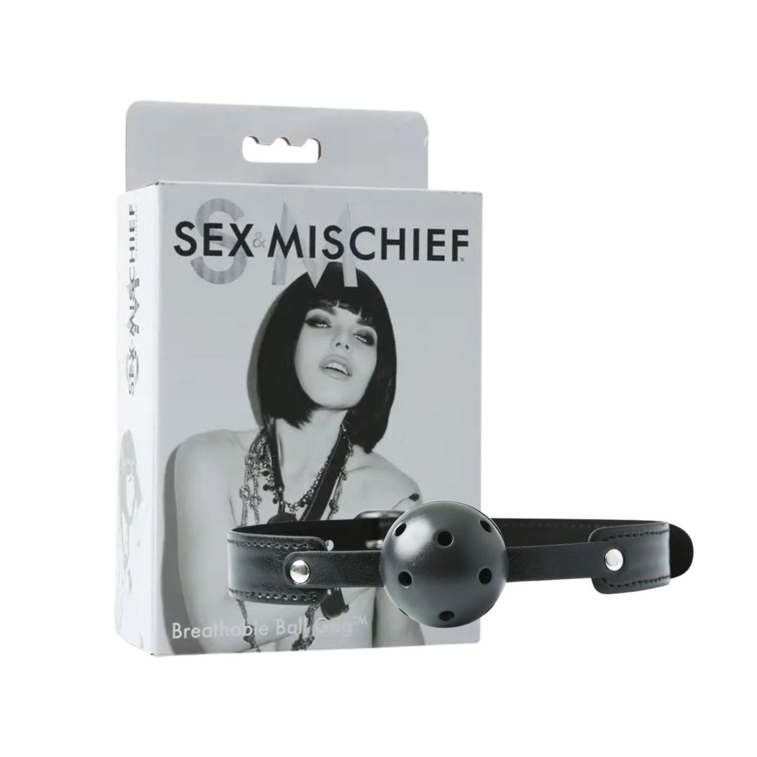 Sex & Mischief - Breathable Ball Gag | Black