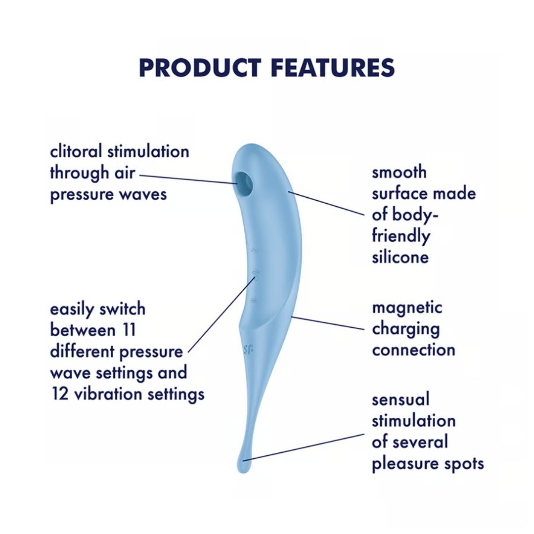 Satisfyer - Twirling Pro | Air Pulse Stimulator & Tip Vibrator