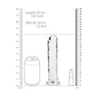 Real Rock - Crystal Clear Straight Dildo 7