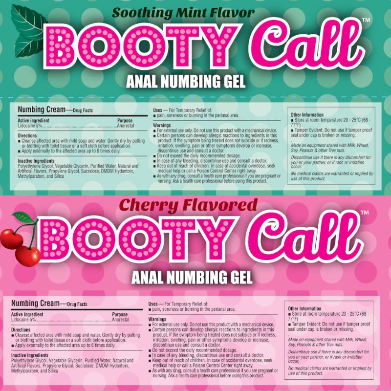 Booty Call - Anal Numbing Gel 44mL | Cherry & Mint