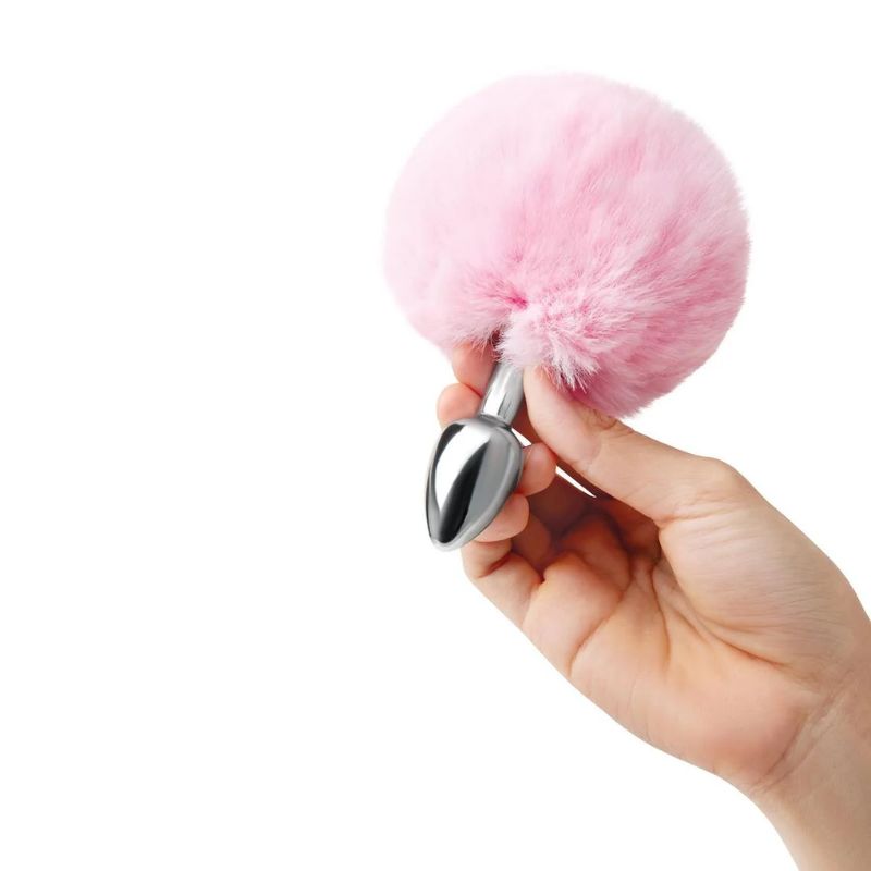 WhipSmart Furry Tales - Bunny Tail | Metal Butt Plug