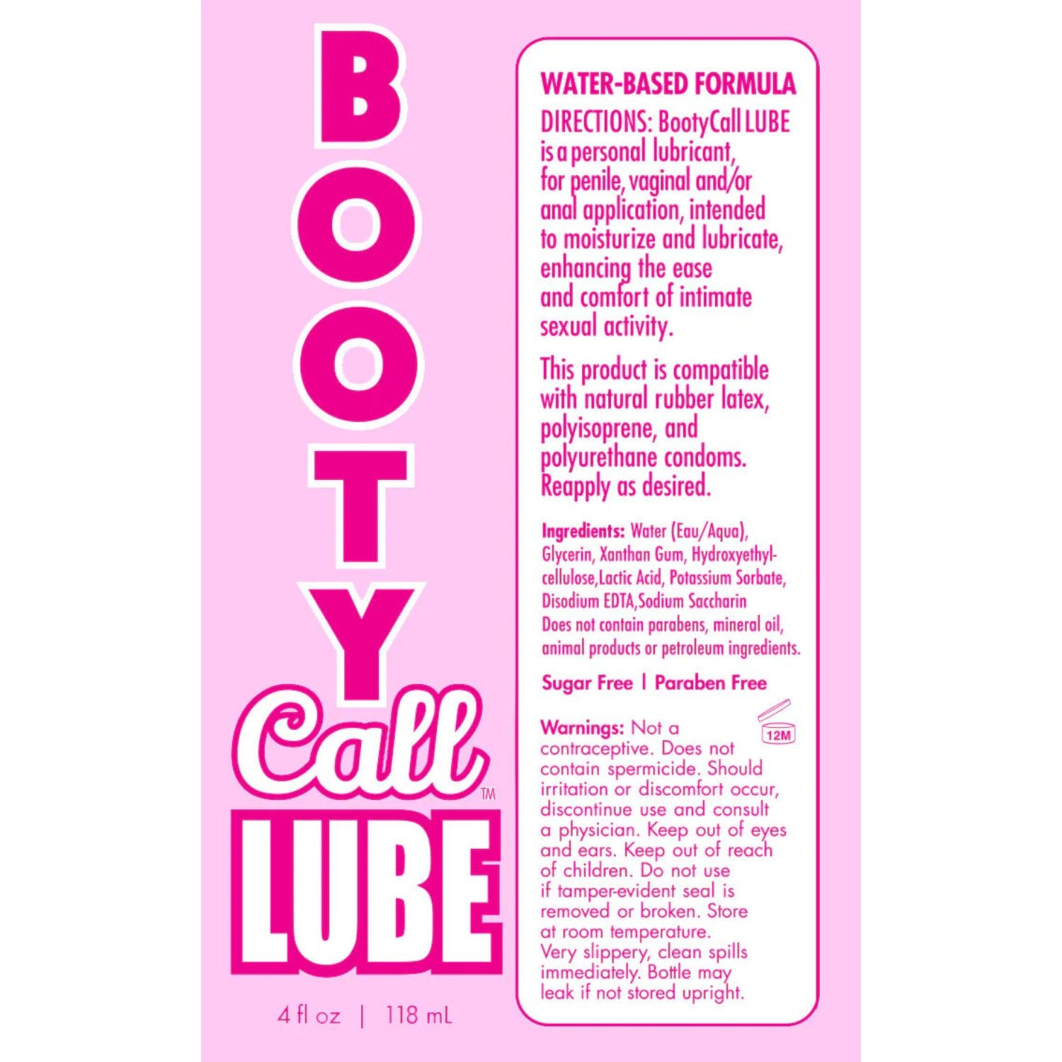 Booty Call - Lube Duo | Lubricant & Cherry Anal Numbing Gel