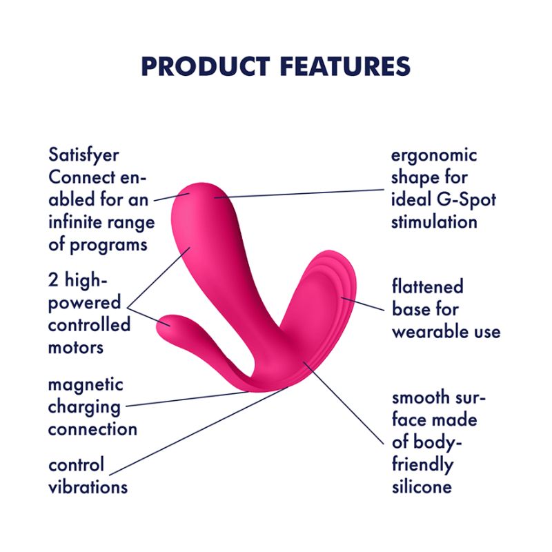Satisfyer - Top Secret+ Vibe | App Connect Panty Vibrator