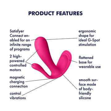 Satisfyer – Top Secret+ | App-Controlled Wearable Vibrator