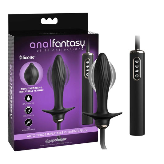 Anal Fantasy Elite - Auto-Throb Inflatable Vibrating Plug