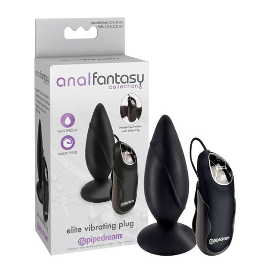 Anal Fantasy Collection - Elite Vibrating Plug | Black