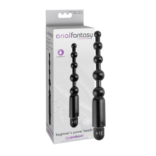 Anal Fantasy Collection - Beginner's Power Beads | Black