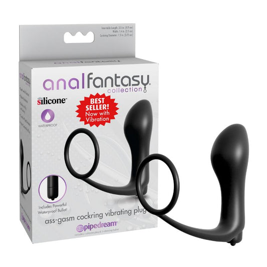 Anal Fantasy Collection - Ass-Gasm Cock-Ring | Vibrating Plug