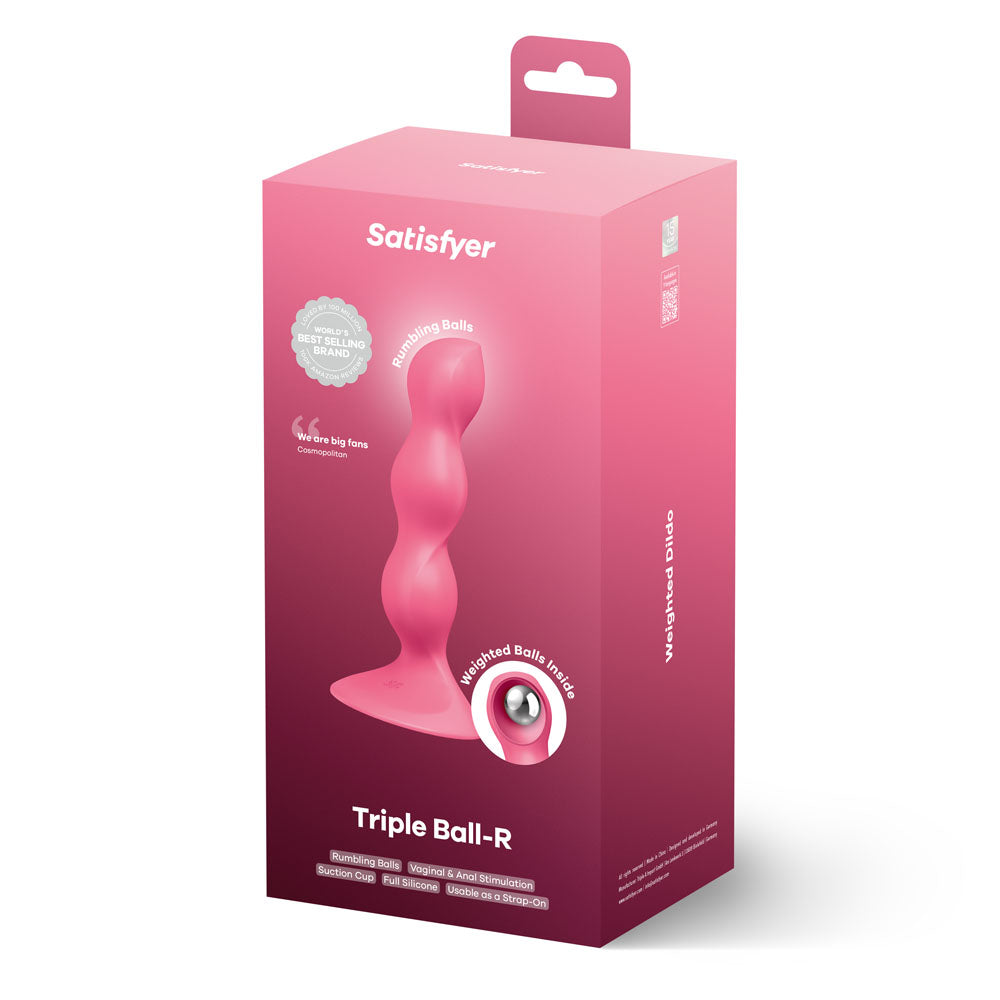 Satisfyer - Triple Ball-R | 18cm Beaded & Weighted Dildo
