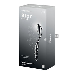 Satisfyer - Star Force 1 | 21cm Chrome Steel Dildo