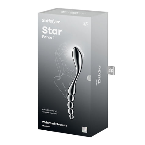 Satisfyer - Star Force 1 | 21cm Chrome Steel Dildo