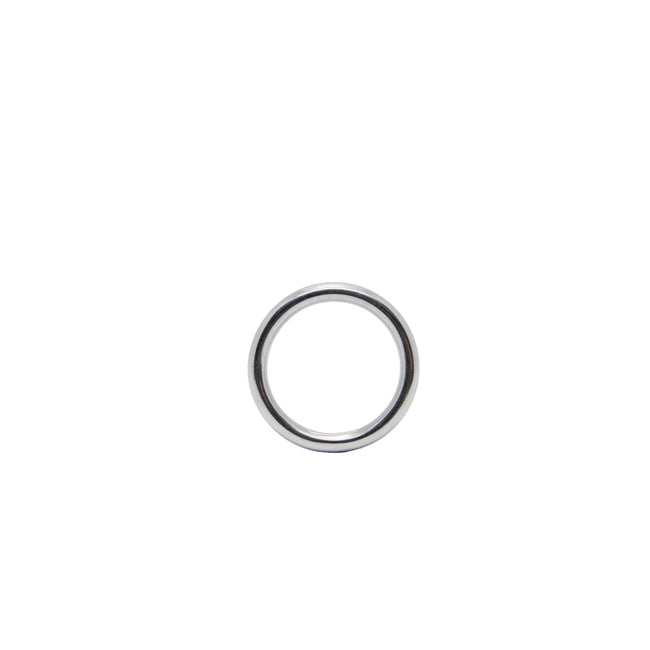 Love In Leather - Stainless Steel Cock Ring | 40mm