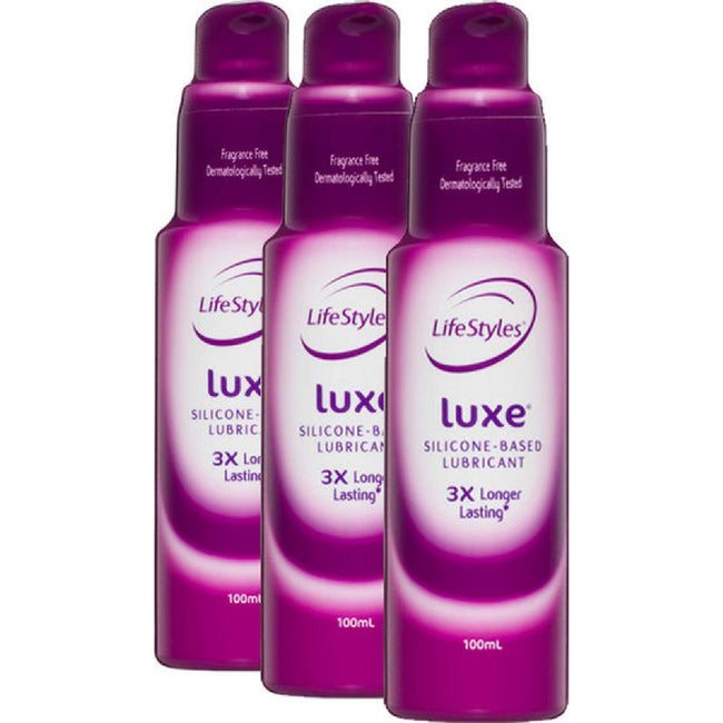 LifeStyles – Luxe 3x100ml | Silicone-Based Lubricant