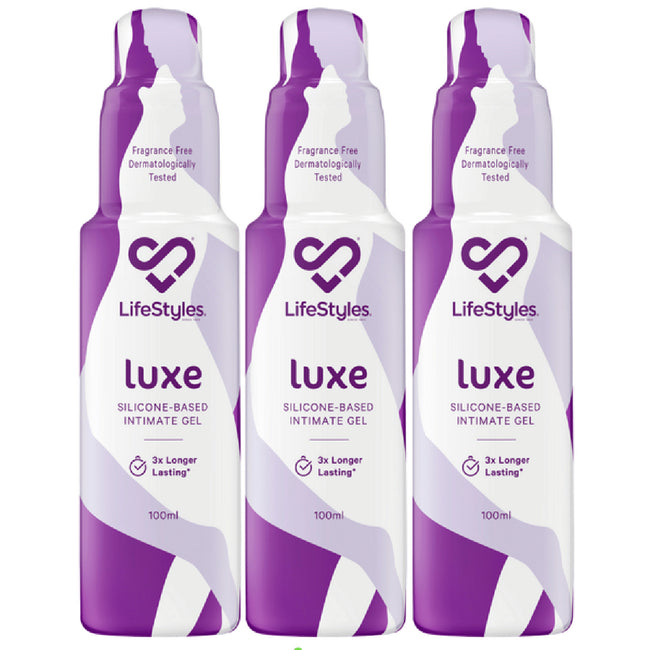 LifeStyles – Luxe 3x100ml | Silicone-Based Intimate Gel