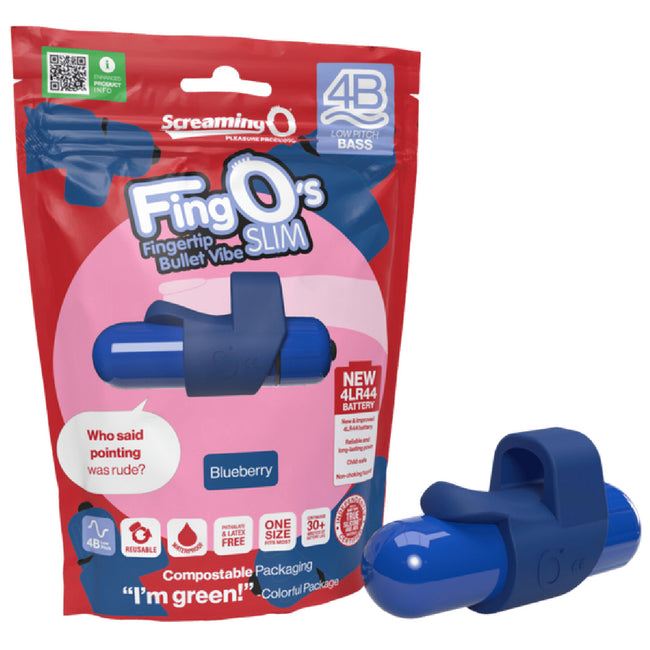 Screaming O - FingO’s Slim 4B Low Pitch Bass | Fingertip Bullet Vibrator