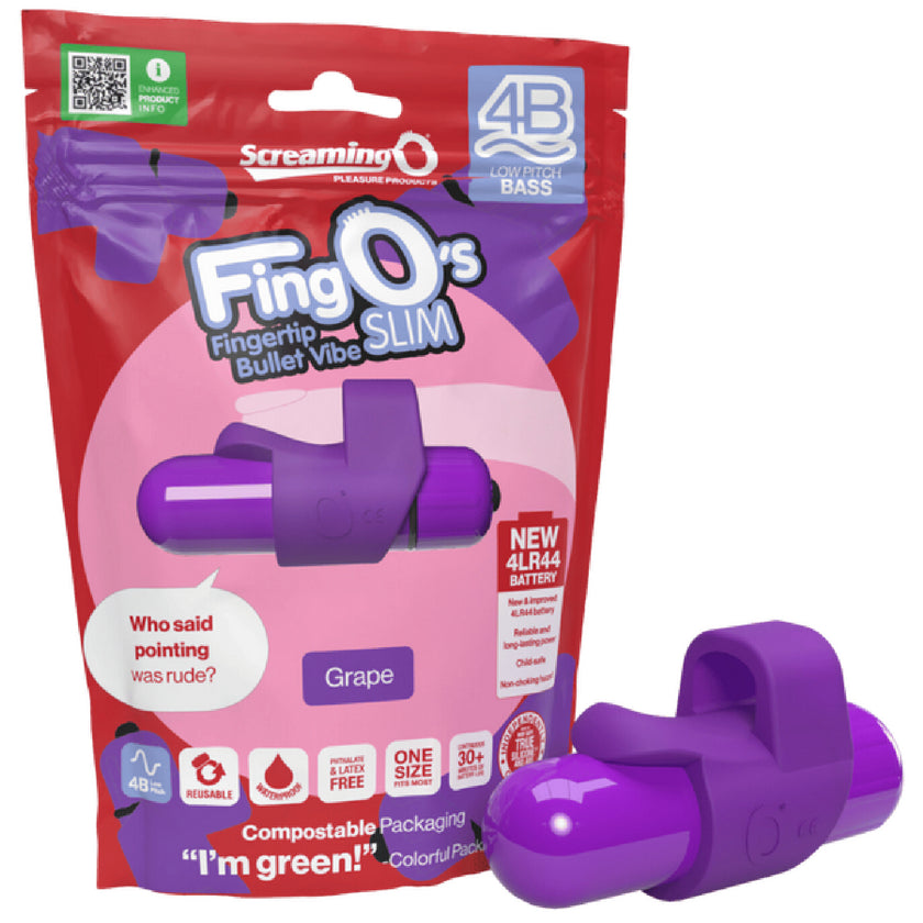 Screaming O - FingO’s Slim 4B Low Pitch Bass | Fingertip Bullet Vibrator