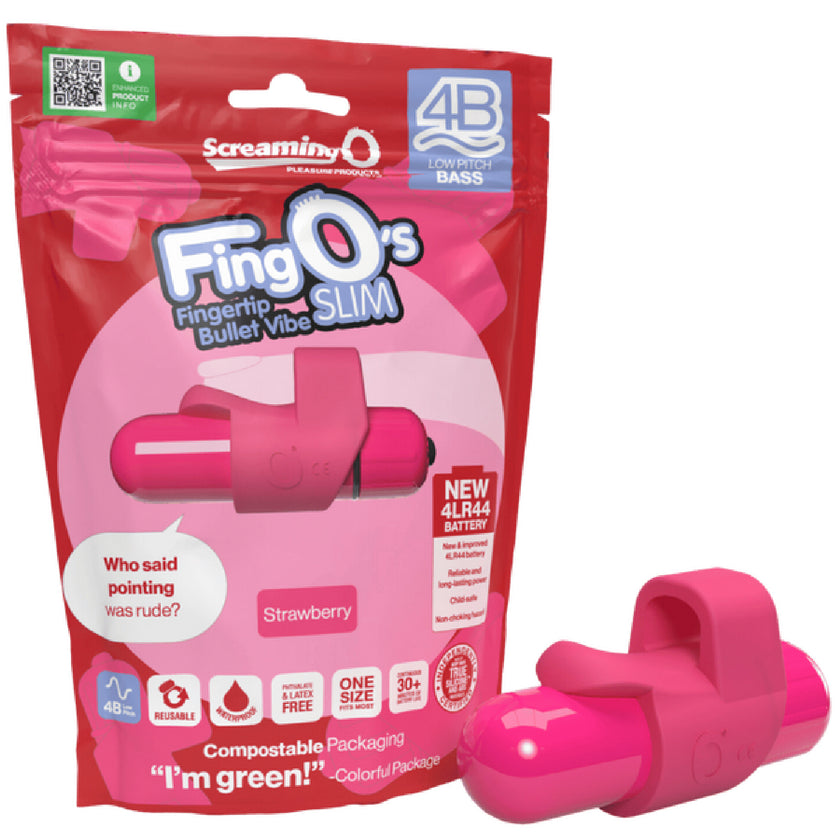 Screaming O - FingO’s Slim 4B Low Pitch Bass | Fingertip Bullet Vibrator