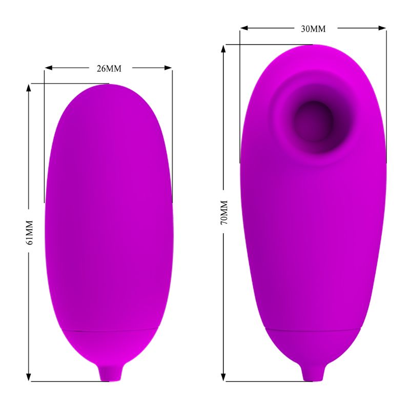 Pretty Love - Suction & Vibro-Bullets | Remote Controlled