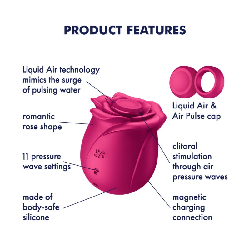 NEW! Satisfyer - Pro 2 Classic Blossom | Rose Air Pulse Vibrator