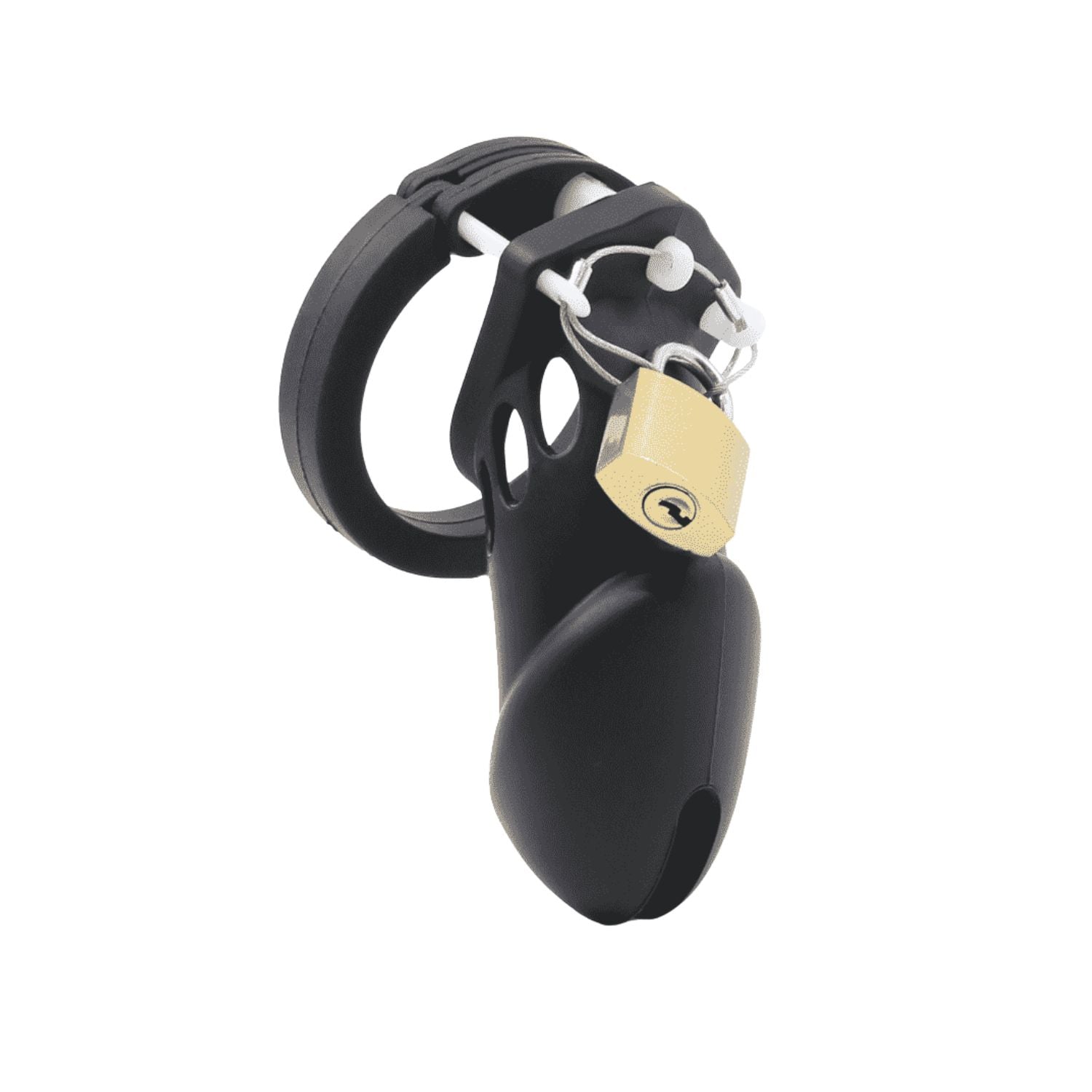 Love In Leather - Silicone Cock Cage | Black